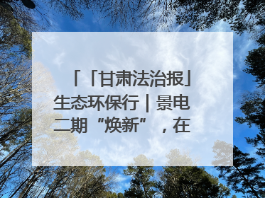 「甘肃法治报」生态环保行｜景电二期“焕新”，在荒漠上筑起一道绿色长城