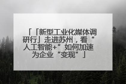 「新型工业化媒体调研行」走进苏州，看“人工智能+”如何加速为企业“变现”
