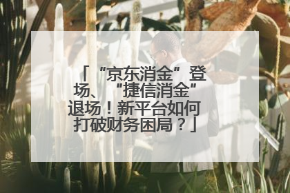 “京东消金”登场、“捷信消金”退场！新平台如何打破财务困局？