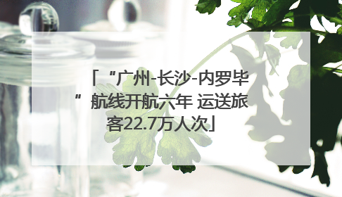 “广州-长沙-内罗毕”航线开航六年 运送旅客22.7万人次