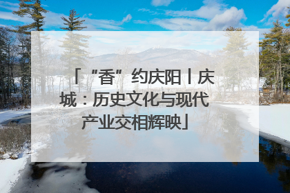 “香”约庆阳丨庆城：历史文化与现代产业交相辉映