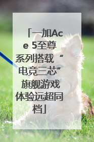 一加Ace 5至尊系列搭载“电竞三芯” 旗舰游戏体验远超同档