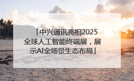 中兴通讯亮相2025全球人工智能终端展，展示AI全场景生态布局