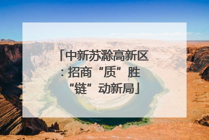 中新苏滁高新区：招商“质”胜 “链”动新局