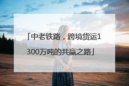 中老铁路，跨境货运1300万吨的共赢之路