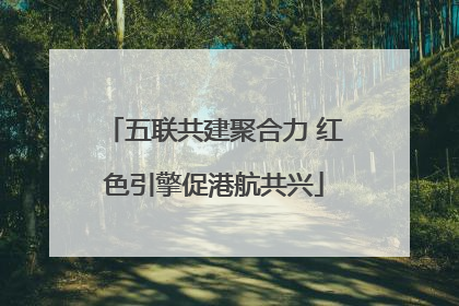 五联共建聚合力 红色引擎促港航共兴