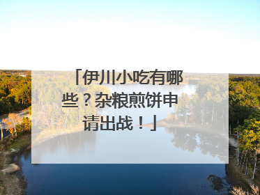 伊川小吃有哪些？杂粮煎饼申请出战！