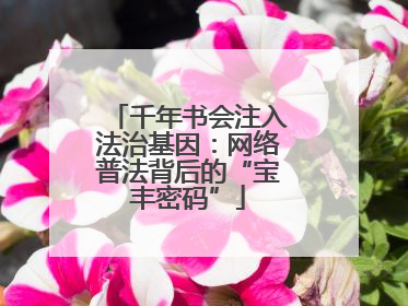 千年书会注入法治基因：网络普法背后的“宝丰密码”