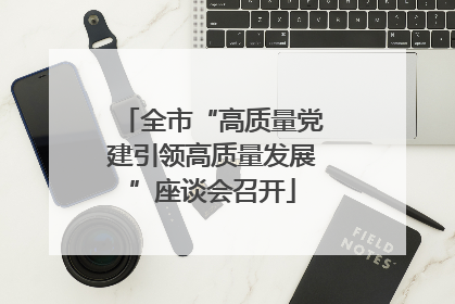 全市“高质量党建引领高质量发展”座谈会召开