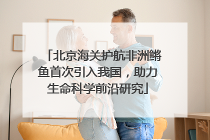 北京海关护航非洲鳉鱼首次引入我国，助力生命科学前沿研究