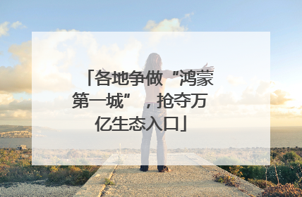 各地争做“鸿蒙第一城”，抢夺万亿生态入口