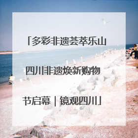 多彩非遗荟萃乐山 四川非遗焕新购物节启幕｜镜观四川