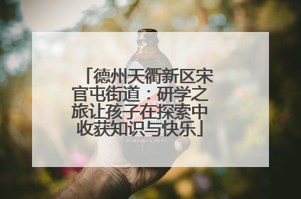 德州天衢新区宋官屯街道：研学之旅让孩子在探索中收获知识与快乐