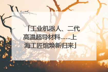 工业机器人、二代高温超导材料……上海工匠馆焕新归来