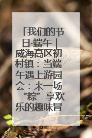 我们的节日·端午｜威海高区初村镇：当端午遇上游园会：来一场“粽”享欢乐的趣味冒险！