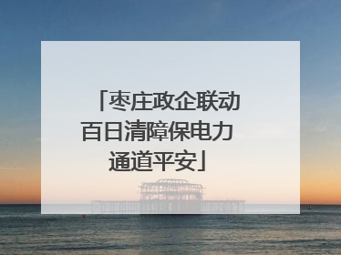 枣庄政企联动百日清障保电力通道平安