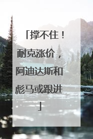 撑不住！耐克涨价，阿迪达斯和彪马或跟进