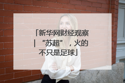 新华网财经观察｜“苏超”，火的不只是足球