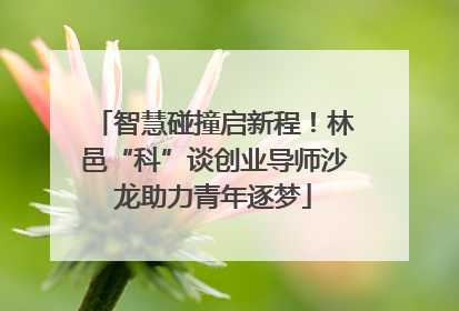 智慧碰撞启新程！林邑“科”谈创业导师沙龙助力青年逐梦