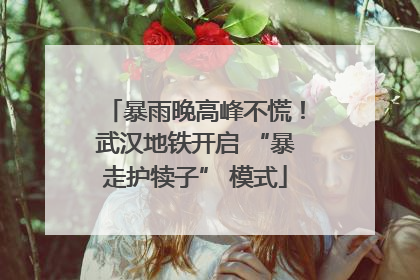 暴雨晚高峰不慌！武汉地铁开启 “暴走护犊子” 模式