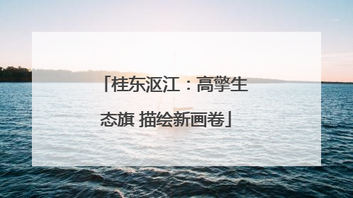 桂东沤江：高擎生态旗 描绘新画卷