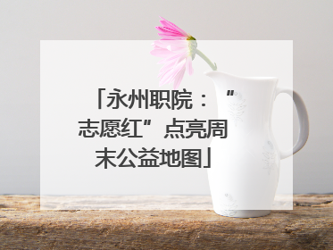 永州职院：“志愿红”点亮周末公益地图