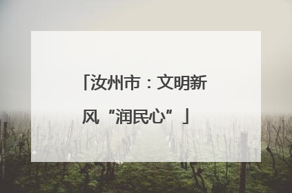 汝州市：文明新风“润民心”