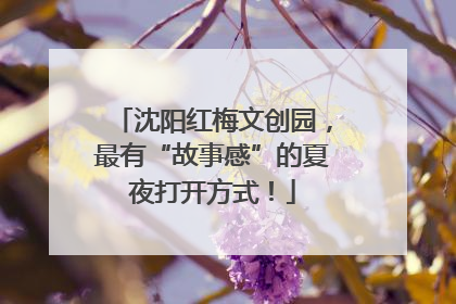沈阳红梅文创园，最有“故事感”的夏夜打开方式！