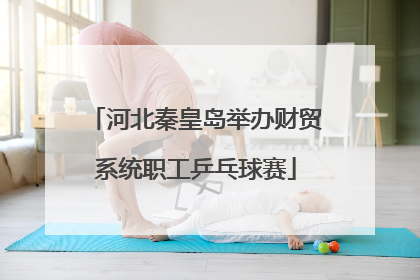 河北秦皇岛举办财贸系统职工乒乓球赛
