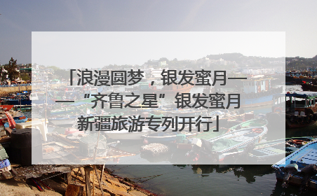 浪漫圆梦，银发蜜月——“齐鲁之星”银发蜜月新疆旅游专列开行