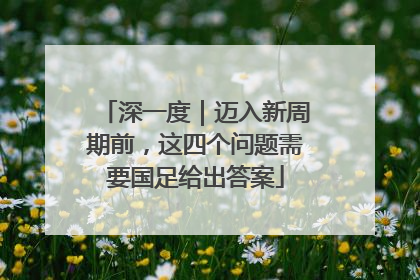深一度｜迈入新周期前，这四个问题需要国足给出答案