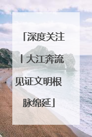 深度关注丨大江奔流见证文明根脉绵延
