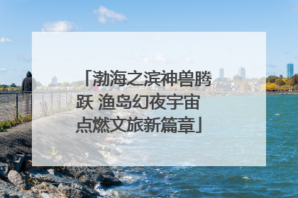 渤海之滨神兽腾跃 渔岛幻夜宇宙点燃文旅新篇章