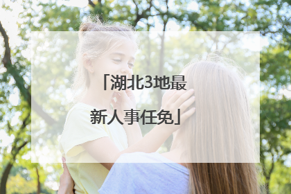 湖北3地最新人事任免