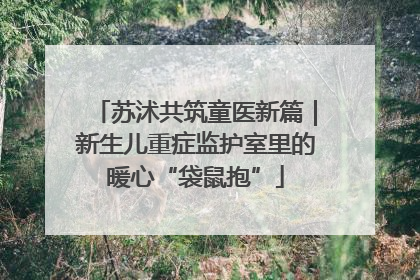 苏沭共筑童医新篇｜新生儿重症监护室里的暖心“袋鼠抱”