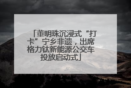 董明珠沉浸式“打卡”宁乡非遗，出席格力钛新能源公交车投放启动式