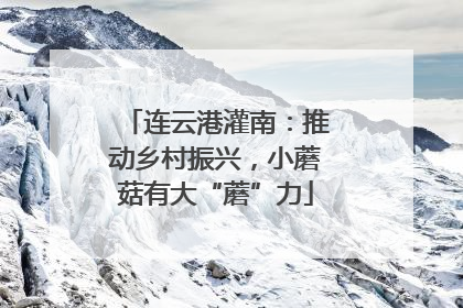 连云港灌南：推动乡村振兴，小蘑菇有大“蘑”力
