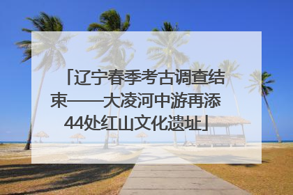 辽宁春季考古调查结束——大凌河中游再添44处红山文化遗址