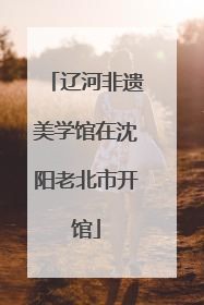 辽河非遗美学馆在沈阳老北市开馆