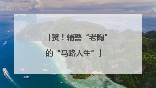 赞！辅警“老陶”的“马路人生”