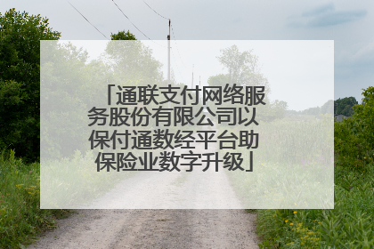 通联支付网络服务股份有限公司以保付通数经平台助保险业数字升级