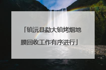 镇沅县勐大镇烤烟地膜回收工作有序进行