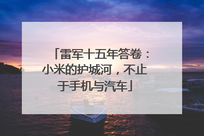 雷军十五年答卷：小米的护城河，不止于手机与汽车