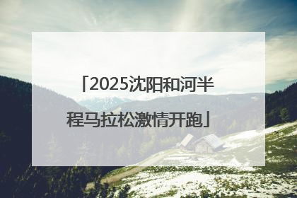 2025沈阳和河半程马拉松激情开跑