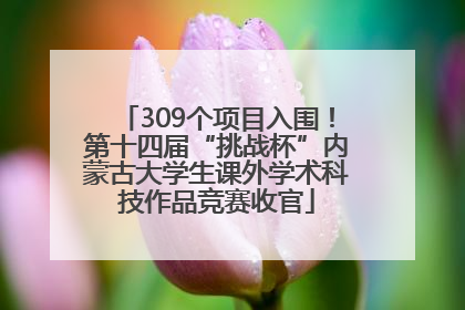 309个项目入围！第十四届“挑战杯”内蒙古大学生课外学术科技作品竞赛收官